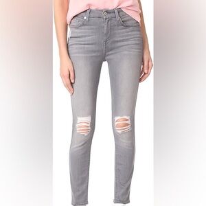7 For all mankind 🌸 high rise skinny ankle